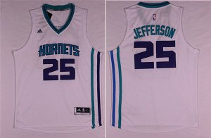 Maillot De Basket Charlotte Hornets Al Jefferson 25 Tissus Sportif Fans Edition Blanc
